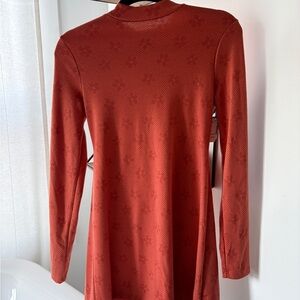 Billabong Rust Long Sleeve Dress